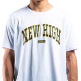 Ανδρική Κοντομάνικη Μπλούζα Λευκή - Target New High Εικόνα 1