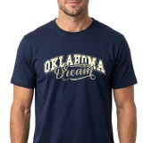 Men's T-Shirt Blue - Target Oklahoma Image 1