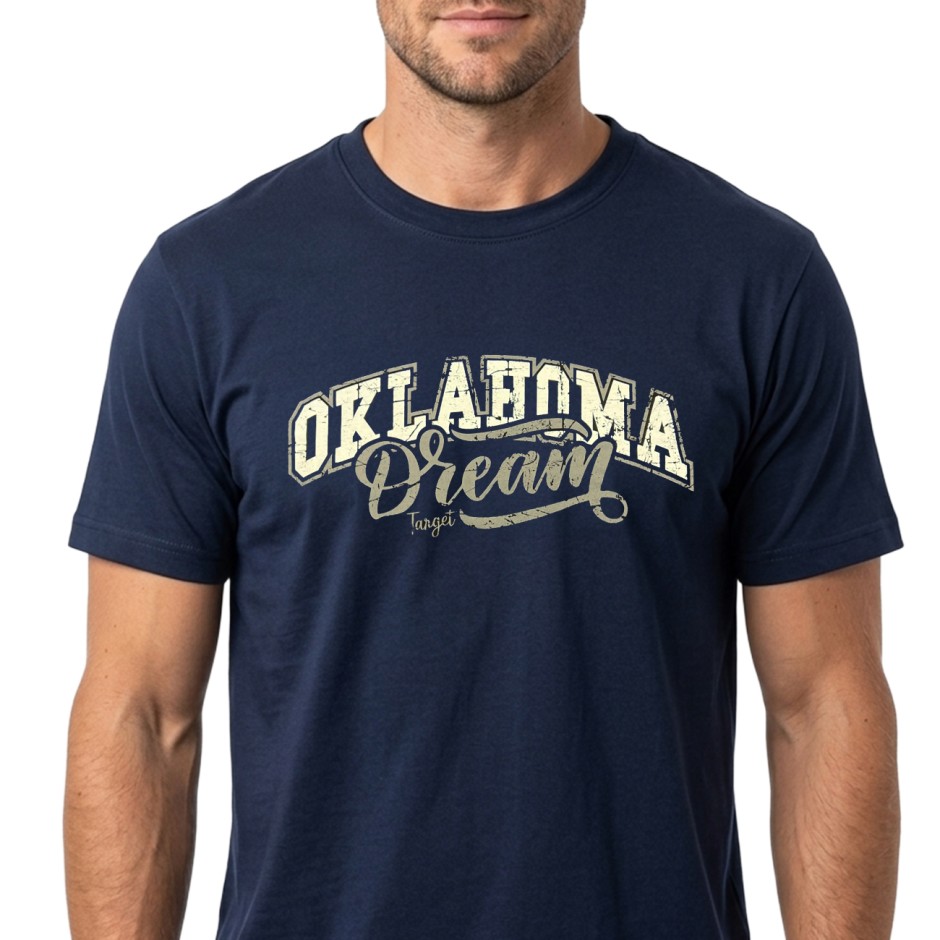 Men's T-Shirt Blue - Target Oklahoma