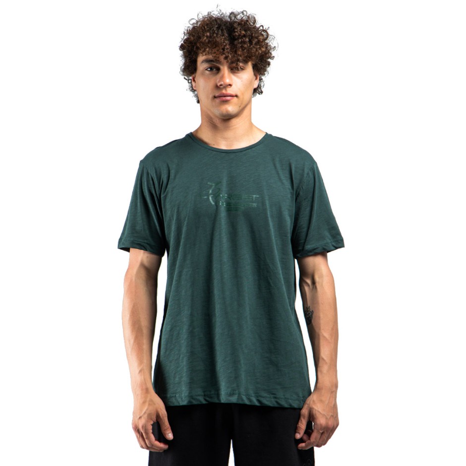 Ανδρική Κοντομάνικη Μπλούζα Κυπαρισσί - Target Basics New Logo