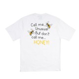 Ανδρική Κοντομάνικη Μπλούζα Λευκή - Bee Unusual Don't Call Me Honey Εικόνα 0