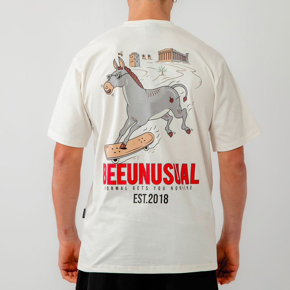 Men's T-Shirt White - Bee Unusual 'Break Free'