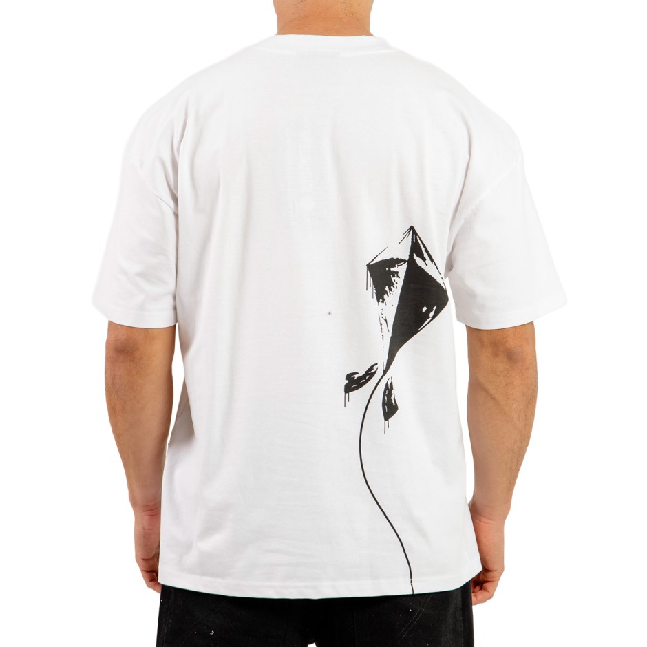 Men's T-Shirt White - Bee Unusual 'Kite'
