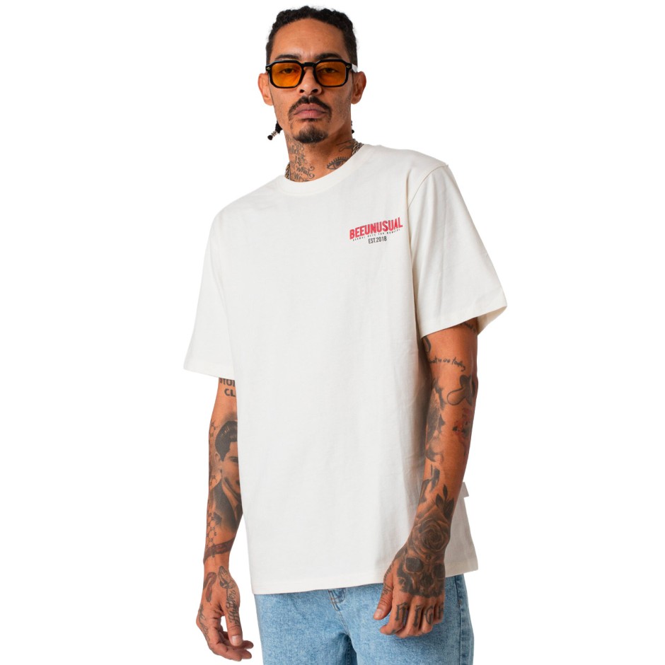 Men's T-Shirt White - Bee Unusual 'Break Free'