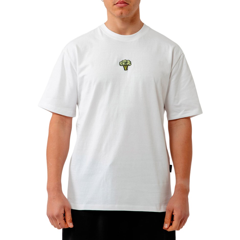 Men's T-Shirt White - Bee Unusual 'The Sharks Are Vegan'