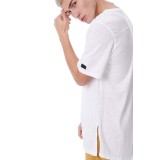 BODYTALK MEN'S SHORT-SLEEVED OVERSIZED T-SHIRT 1191-952228-00200 White Image 1