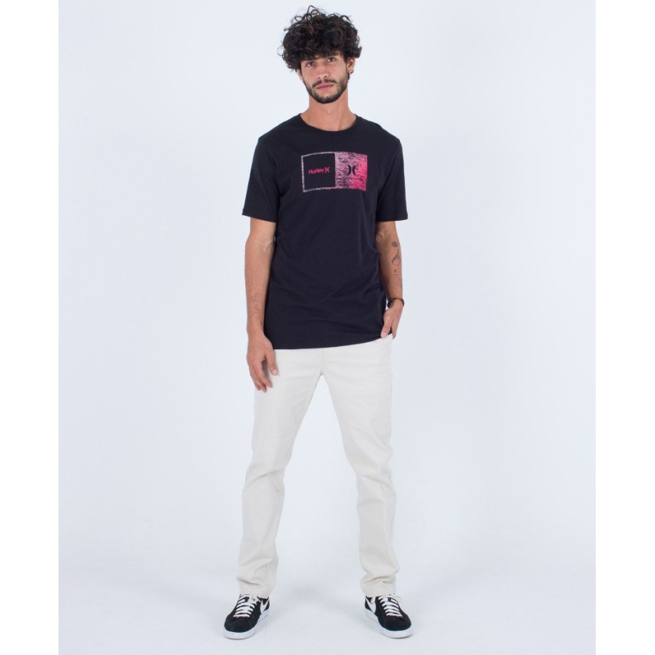 HURLEY EVERYDAY HALFER GRADIENT SS MTS0035750-H010 Black