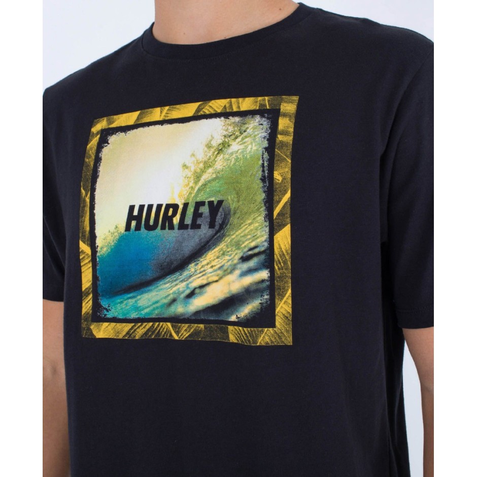 HURLEY EVERYDAY WAVE HELLO SS Μαύρο