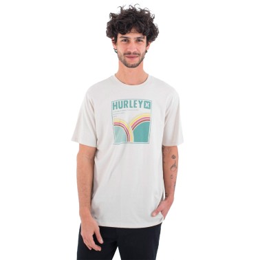 Ανδρική Κοντομάνικη Μπλούζα Εκρού - Hurley Everyday Rolling Hills