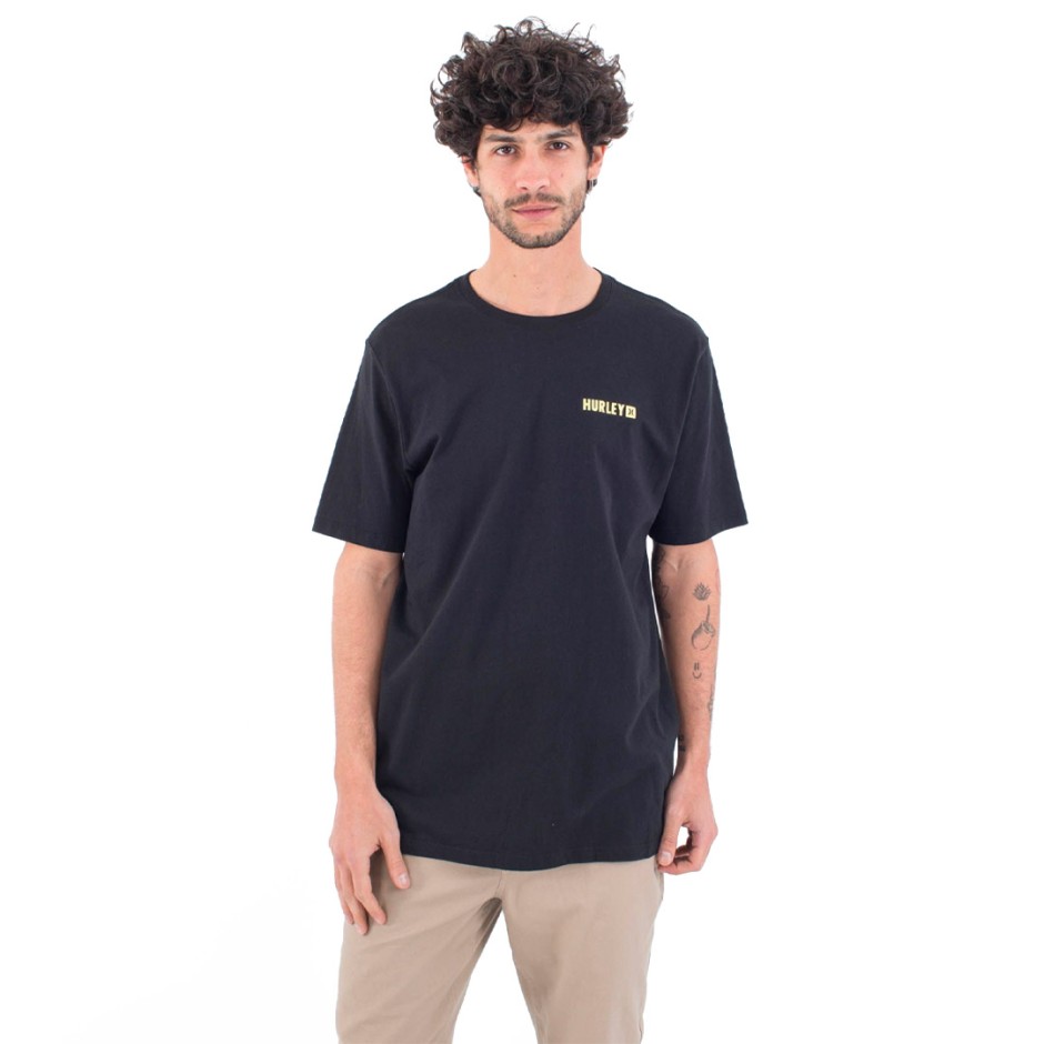 HURLEY EVD CIRCLE GRADIENT SS MTS0039110-H010 Black