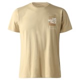 THE NORTH FACE MENS FOUNDATION GRAPHIC TEE S/S NF0A55EFLK5-LK5 Κhaki Image 1