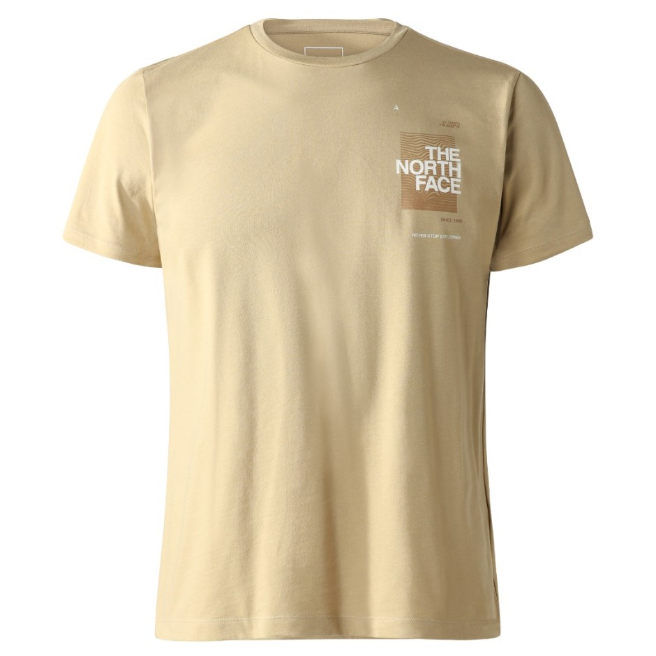 THE NORTH FACE MENS FOUNDATION GRAPHIC TEE S/S NF0A55EFLK5-LK5 Κhaki