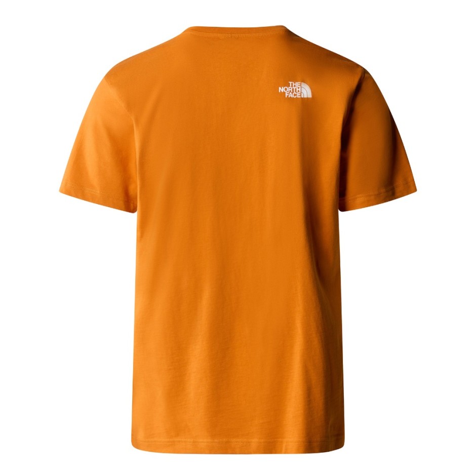 The North Face S/S Easy Πορτοκαλί - Ανδρική Κοντομάνικη Μπλούζα
