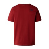 THE NORTH FACE M S/S RUST 2 TEE NF0A87NWPOJ-POJ Βordeaux Image 0