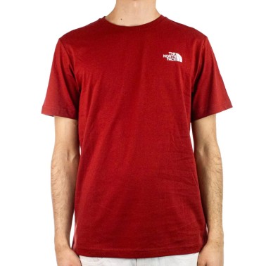 THE NORTH FACE M S/S REDBOX TEE NF0A87NPPOJ-POJ Βordeaux