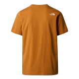 THE NORTH FACE M S/S MOUNTAIN LINE TEE NF0A87NTPCO-PCO Orange Image 0