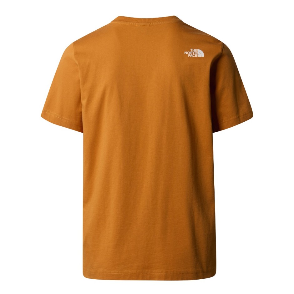 THE NORTH FACE M S/S MOUNTAIN LINE TEE NF0A87NTPCO-PCO Orange
