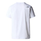 Ανδρική Κοντομάνικη Μπλούζα Λευκή - The North Face S/S Mountain Line Εικόνα 0