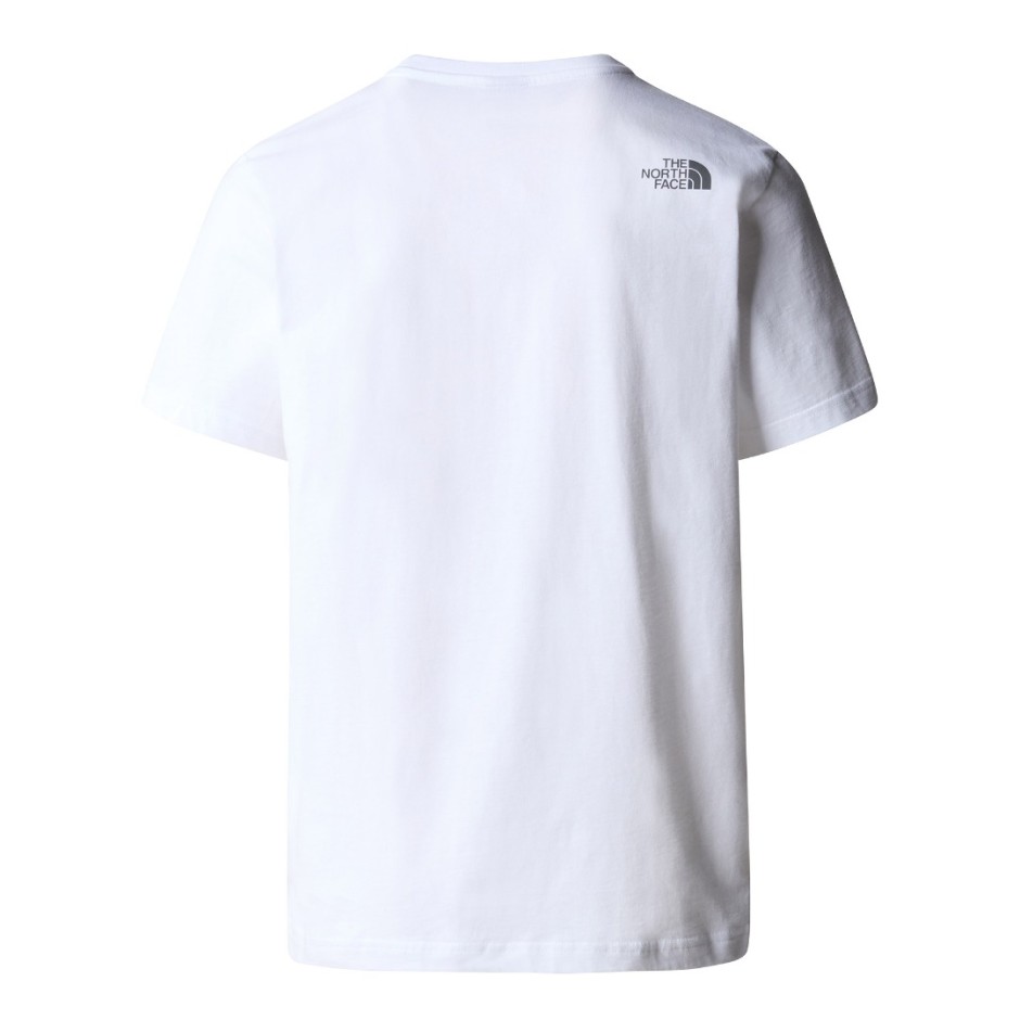 Ανδρική Κοντομάνικη Μπλούζα Λευκή - The North Face S/S Mountain Line