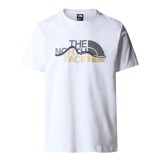 THE NORTH FACE M S/S MOUNTAIN LINE TEE NF0A87NTFN4-FN4 White