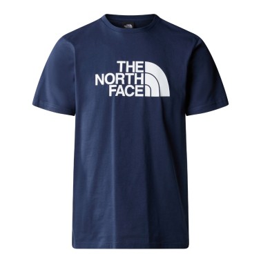 The North Face S/S Easy Μπλε - Ανδρική Κοντομάνικη Μπλούζα