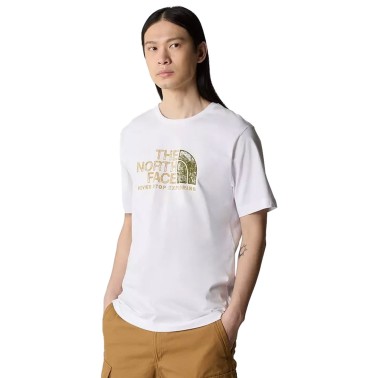 THE NORTH FACE MENS S/S RUST 2 TEE NF0A87NWFN4-FN4 White
