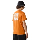 THE NORTH FACE M S/S BOX NSE CELEBRATION TEE NF0A87NVPCO-PCO Orange Image 0