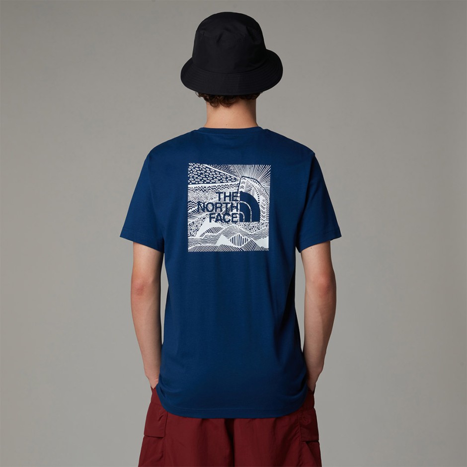 THE NORTH FACE BOX NSE CELEBRATION TEE NF0A87NVD1R-D1R Blue