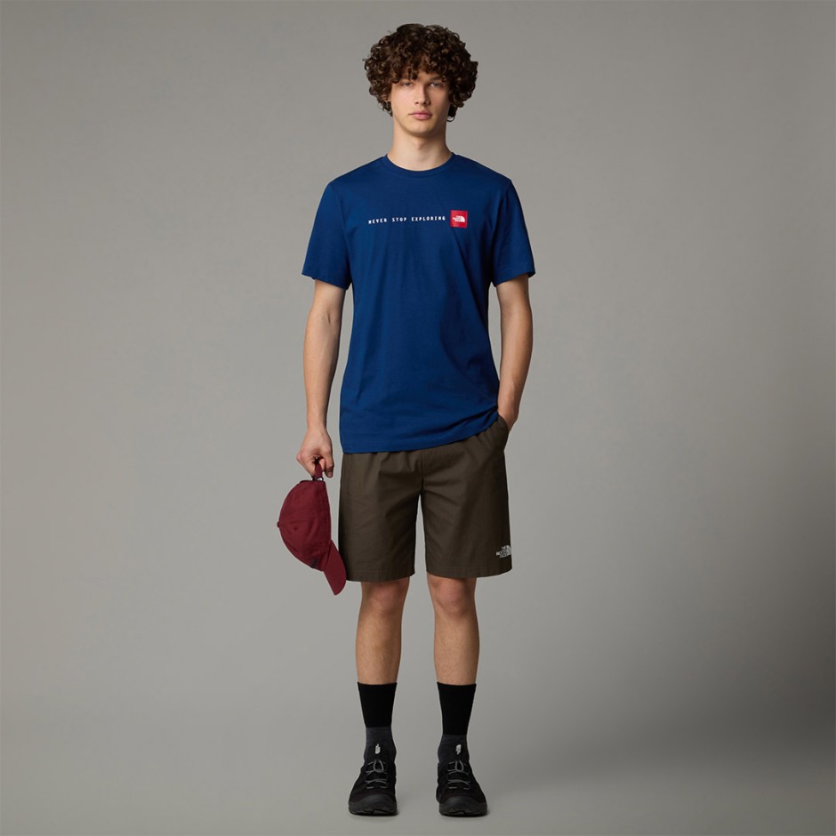 THE NORTH FACE S/S NEVER STOP EXPLORING TEE NF0A87NSD1R-D1R Blue