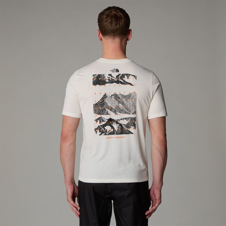 THE NORTH FACE FOUNDATION MOUNTAINS FACES TEE NF0A8BQWQLI-QLI White