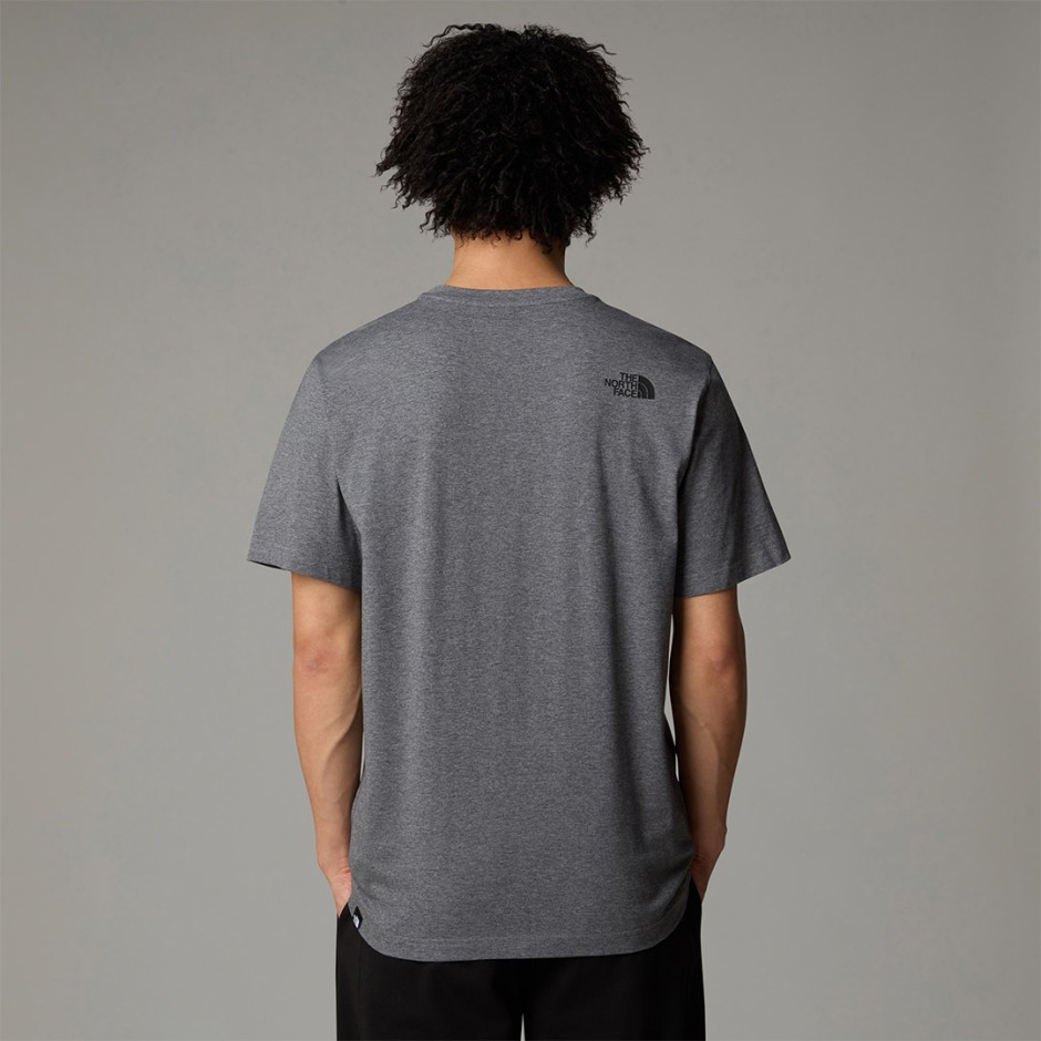 Ανδρική Κοντομάνικη Μπλούζα Γκρι - The North Face S/S Easy