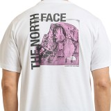 Ανδρική Κοντομάνικη Μπλούζα Λευκή - The North Face Half Dome Photo Εικόνα 1