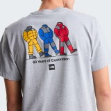 Ανδρική Κοντομάνικη Μπλούζα Γκρι - The North Face TNF Celebration Relaxed Εικόνα 2