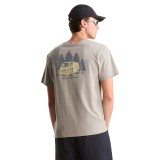 Men's T-Shirt Beige - The North Face Van Life Relaxed Graphic Image 0