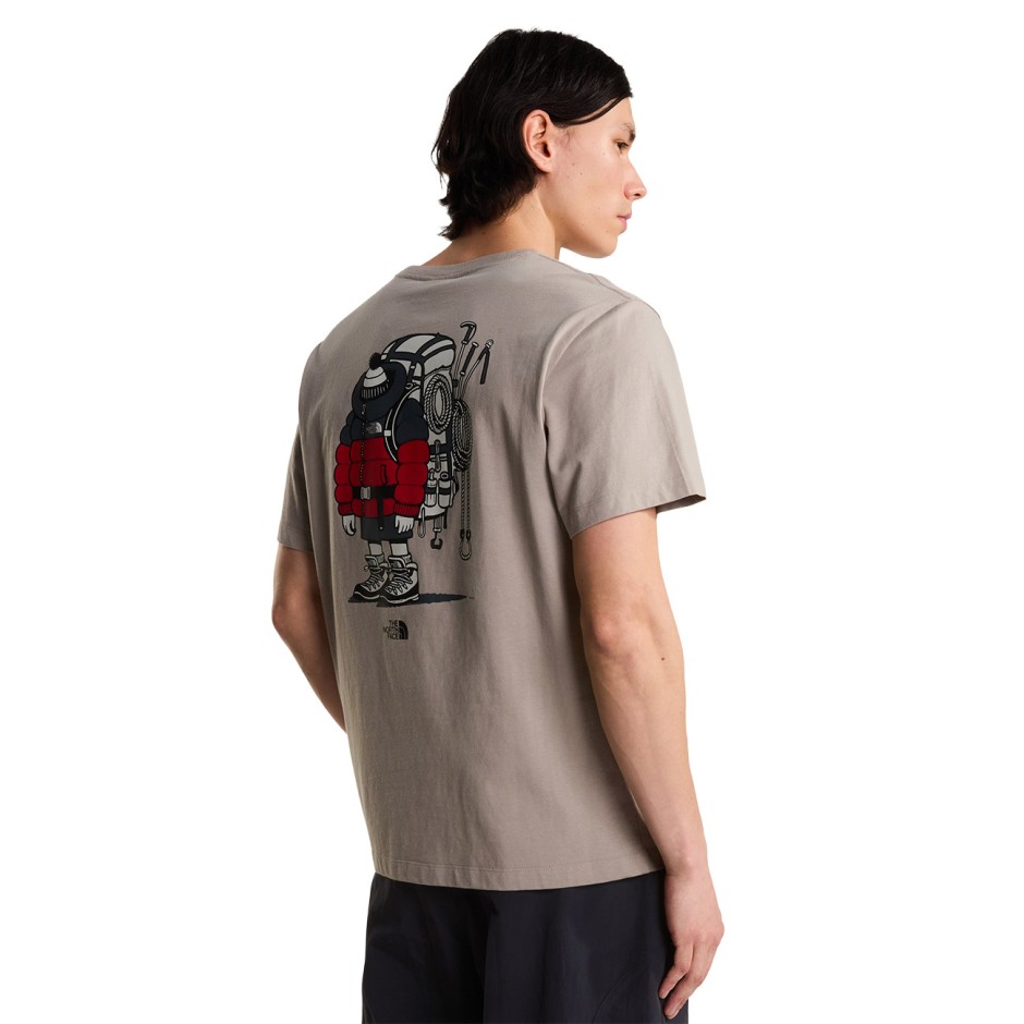 THE NORTH FACE U GEAR UP GET OUT RLX SS TEE NF0A8JB42MB Beige