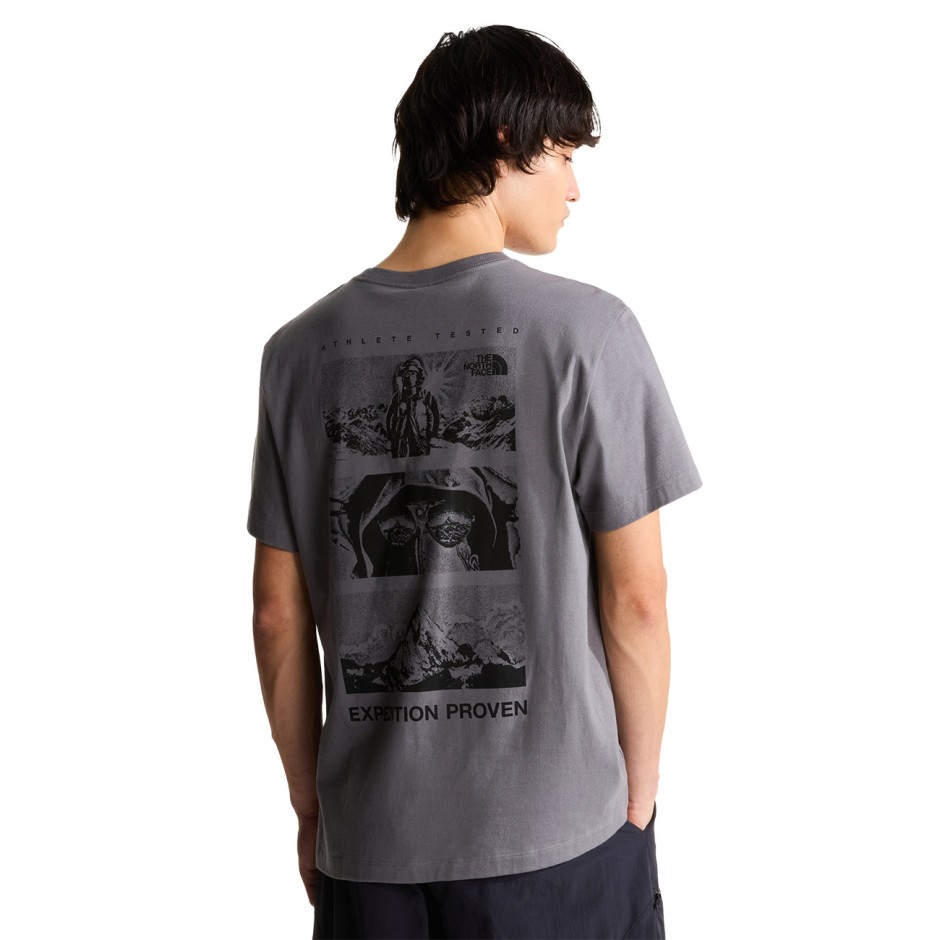 THE NORTH FACE U 60TH ANNIVERSARY 2 RELAXED SS TEE NF0A8H6A0UZ Coal