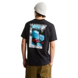 THE NORTH FACE M APEX '75 COLLAGE RELAXED SS TEE NF0A8H5KJK3-JK3 Black Image 0