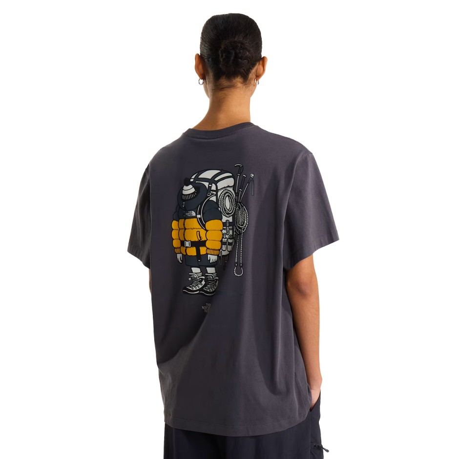 Men's T-Shirt Coal - The North Face Gear Up Get Out Graphic