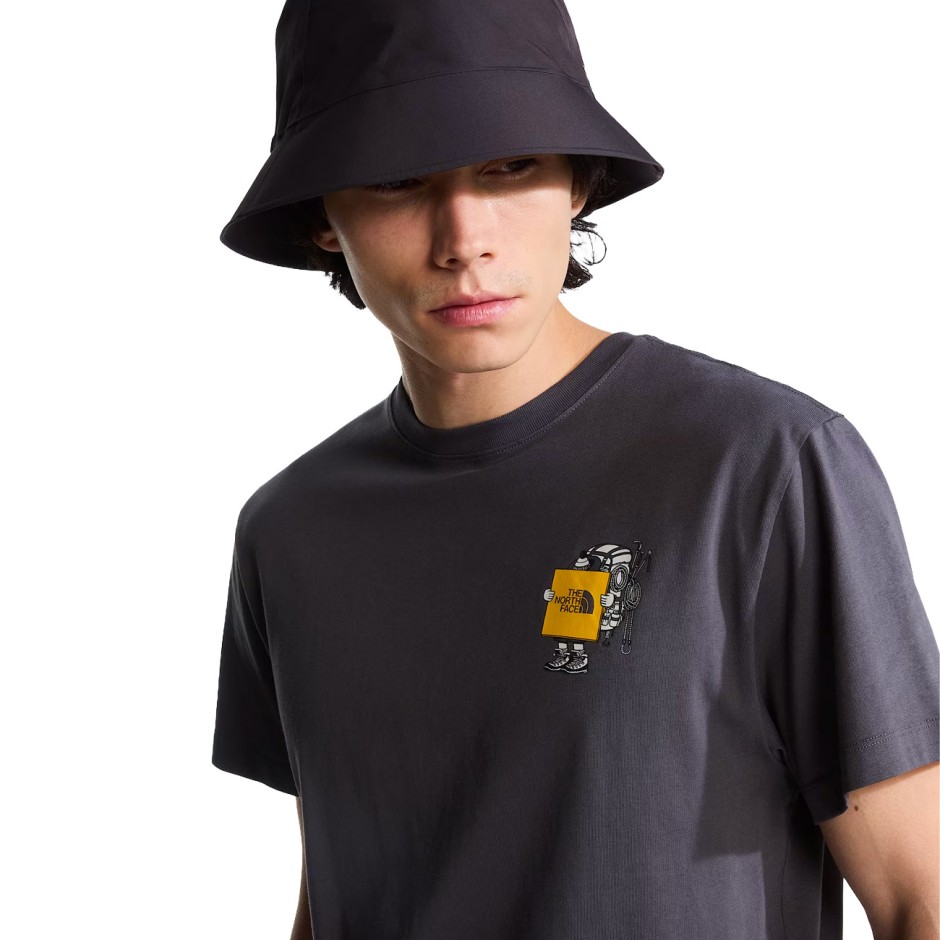 Men's T-Shirt Coal - The North Face Gear Up Get Out Graphic