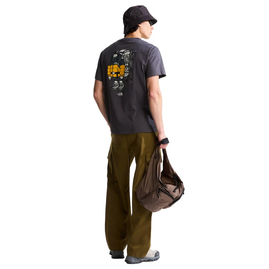 Men's T-Shirt Coal - The North Face Gear Up Get Out Graphic