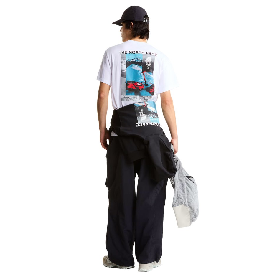 Men's T-Shirt White - The North Face Apex '75 Collage Relaxed