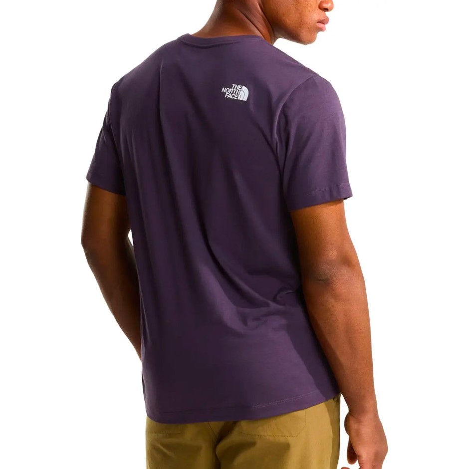 Ανδρική Κοντομάνικη Μπλούζα Μπλε - The North Face Evolution Half Dome