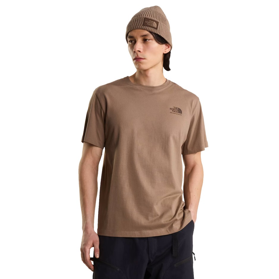 Men's T-Shirt Brown - The North Face OG Store Relaxed Graphic