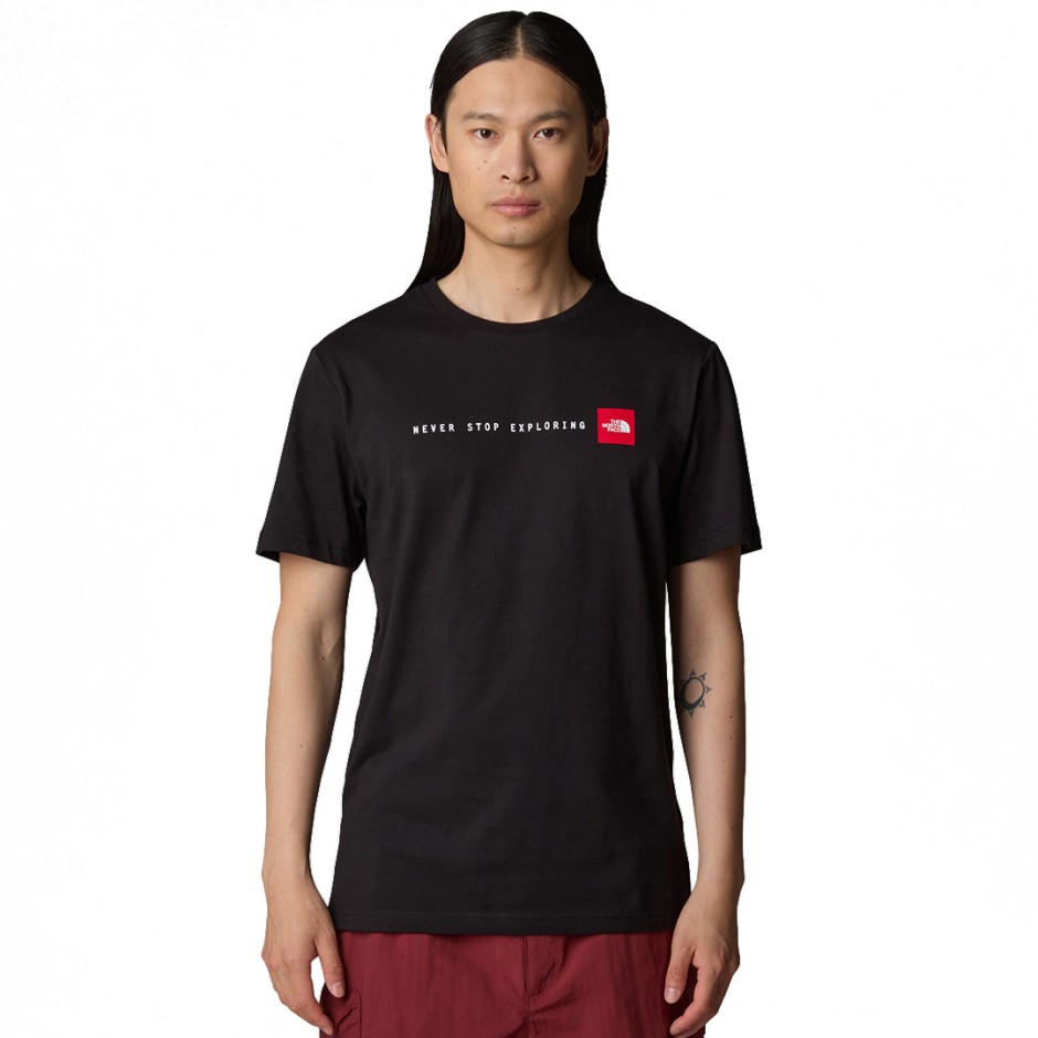 THE NORTH FACE S/S NEVER STOP EXPLORING TEE NF0A87NSJK3-JK3 Black