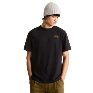 Men's T-Shirt Black - The North Face Pitch A Tent Relaxed