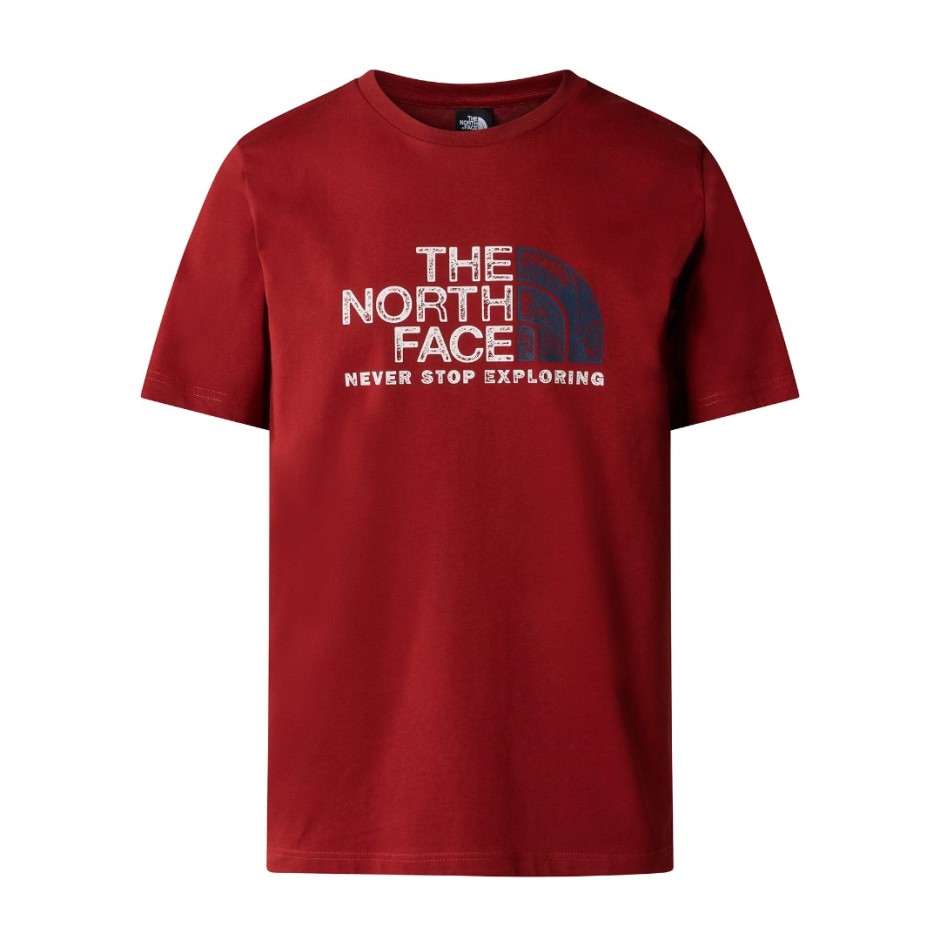 THE NORTH FACE M S/S RUST 2 TEE NF0A87NWPOJ-POJ Βordeaux