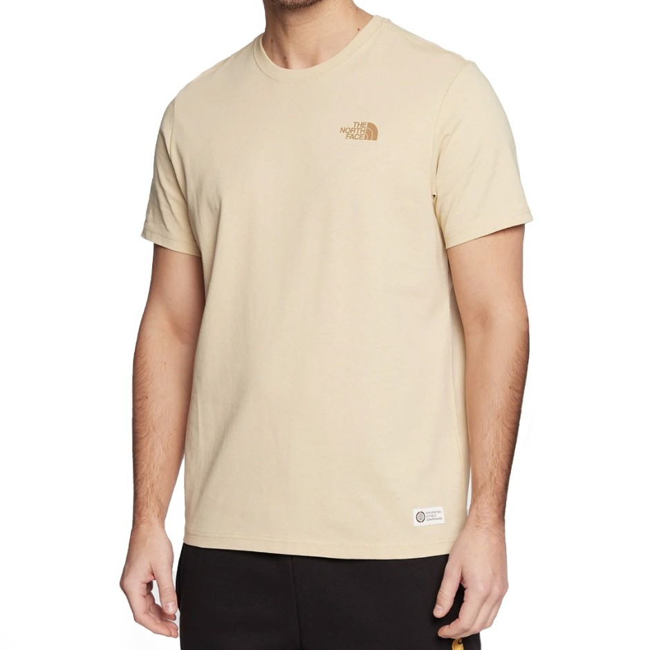 THE NORTH FACE MENS FOUNDATION GRAPHIC TEE S/S NF0A55EFLK5-LK5 Κhaki
