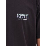 Emerson Μαύρο - Ανδρική Κοντομάνικη Μπλούζα