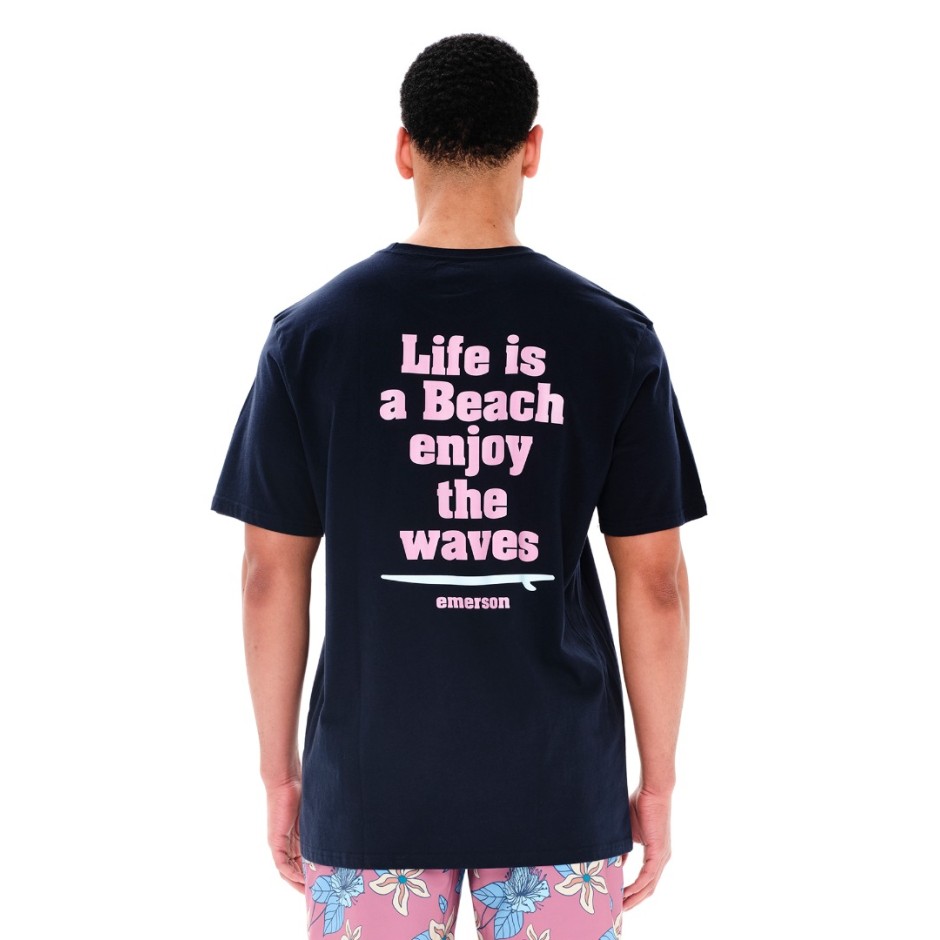 EMERSON 241.EM33.74-NAVY BLUE Μπλε
