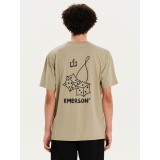 Ανδρική Κοντομάνικη Μπλούζα Πράσινη - EMERSON  Εικόνα 1